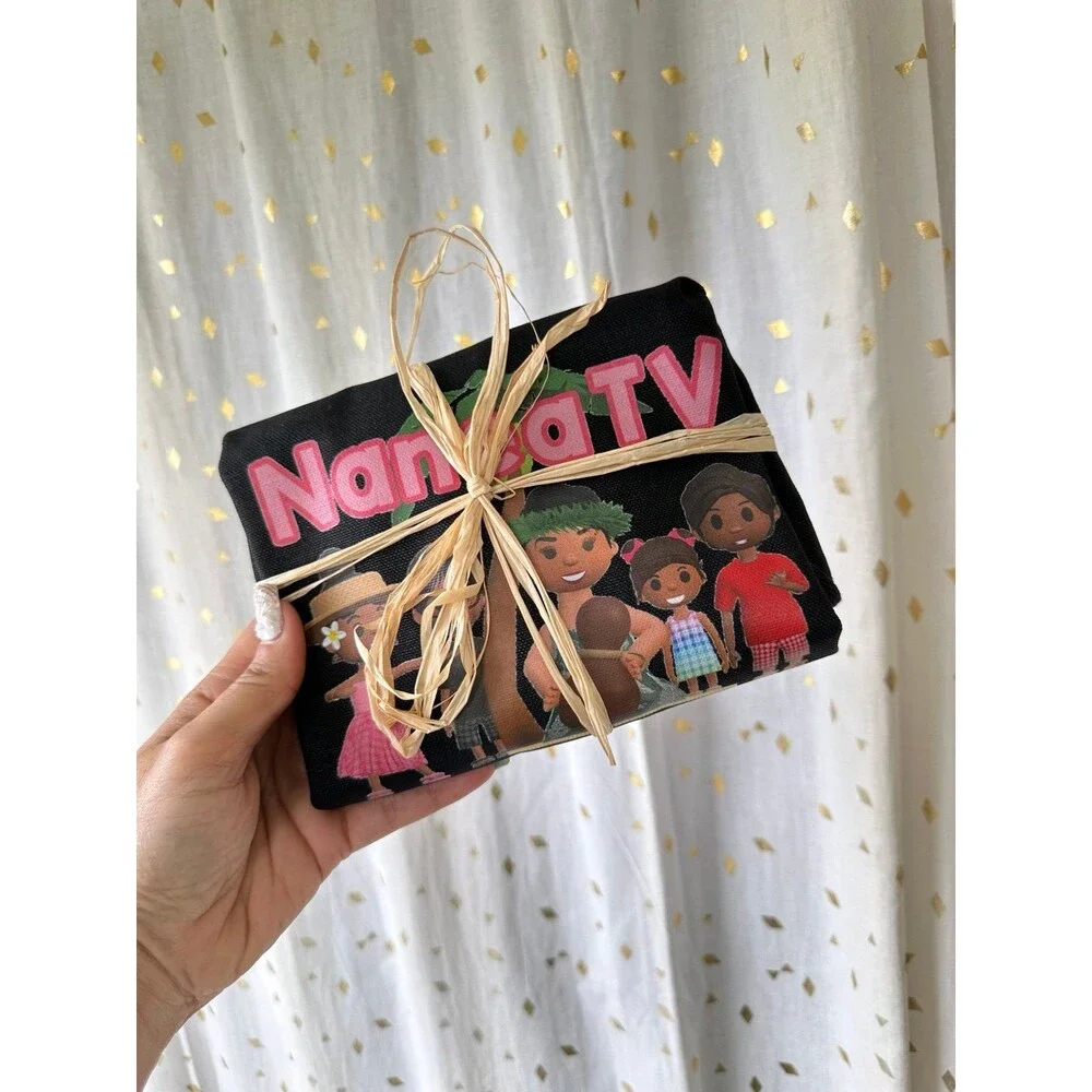 Nanea TV NWOT Hawaii Cultural Educational Channel Black Promotional Tote Bag